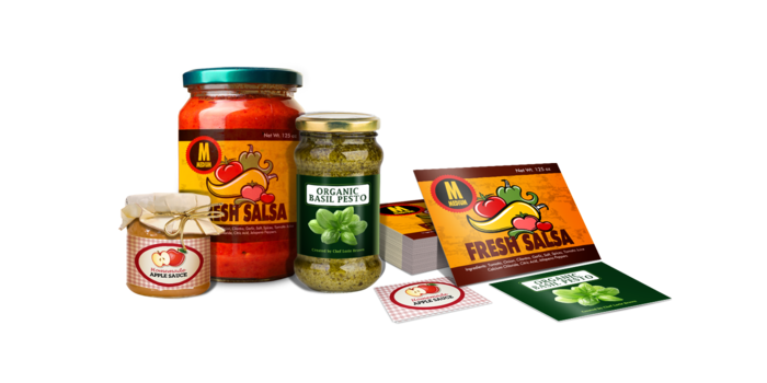 Cut-to-size Canning Labels